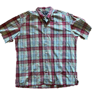 Ralph Lauren Mens Medium Greggor Plaid Men's Shirt